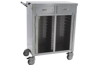 不銹鋼雙列病歷夾車Ⅲ型、IV型B381、B382