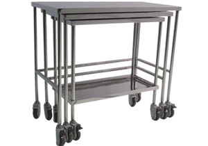 不銹鋼套裝器械臺(tái)（B121、B123）